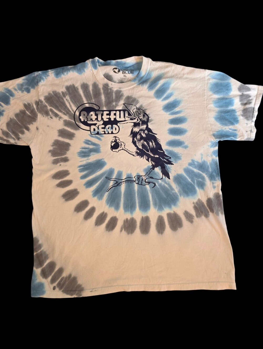 Liquid Blue Grateful Dead Liquid Blue Crow Tie Dye Shirt 2020 Band Tee. Men's XL